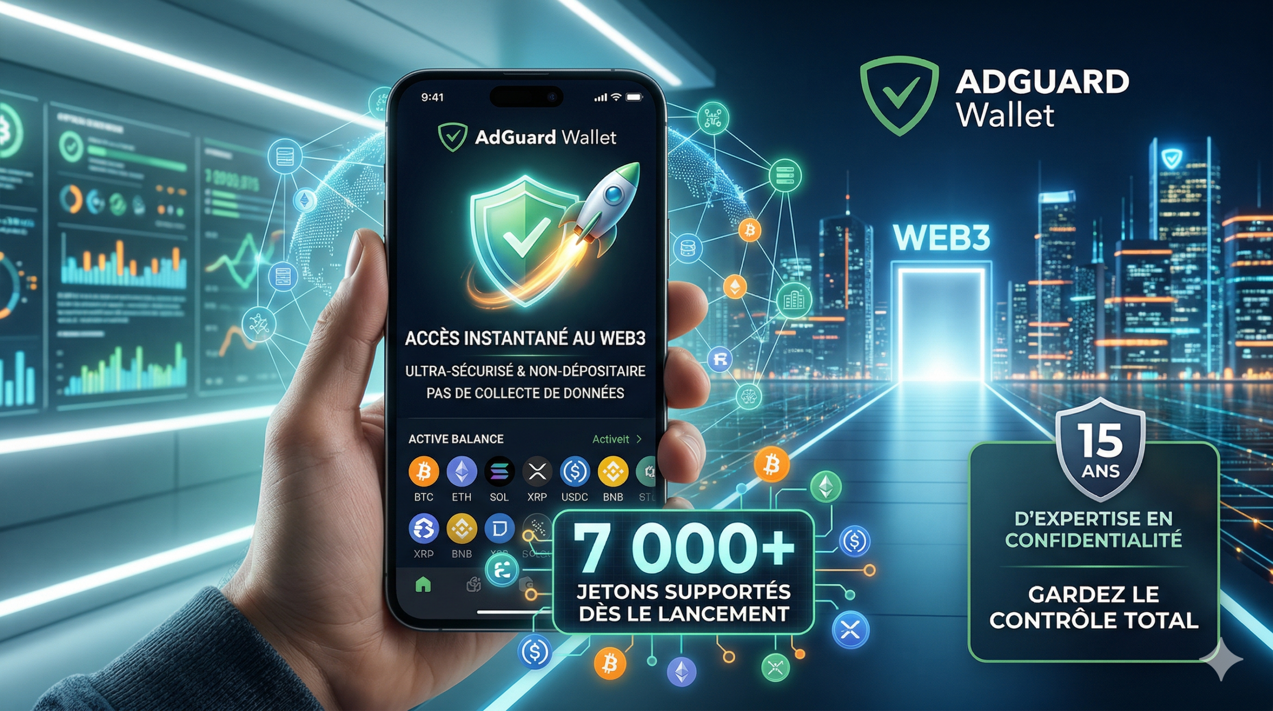 AdGuard Wallet : le portefeuille qui facilite enfin le Web3