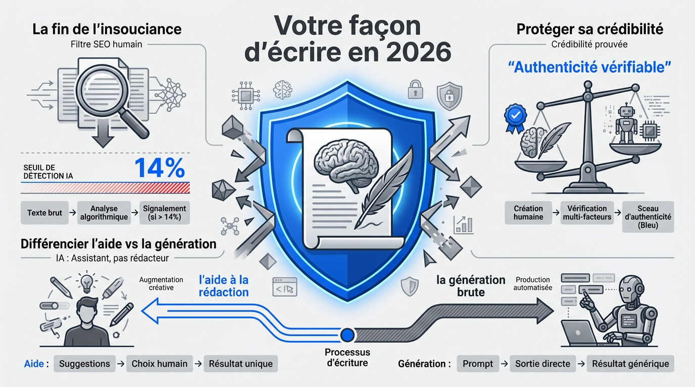 Protection de la crédibilité rédactionnelle face à l'IA en 2026